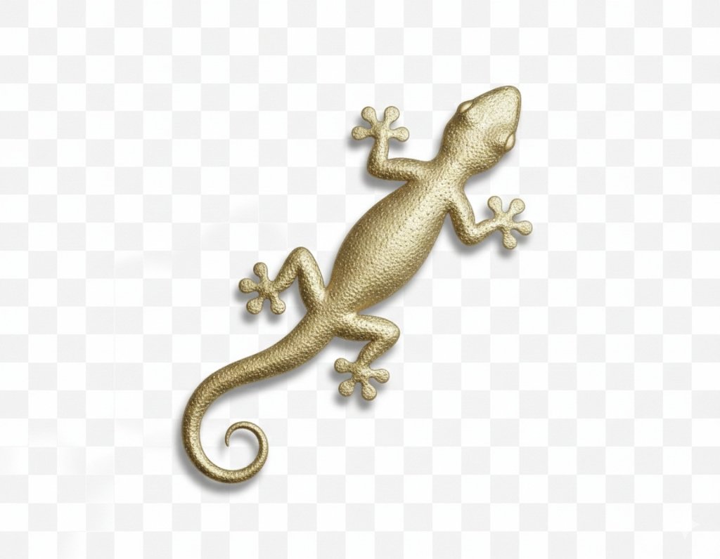 Golden Gecko Mascot