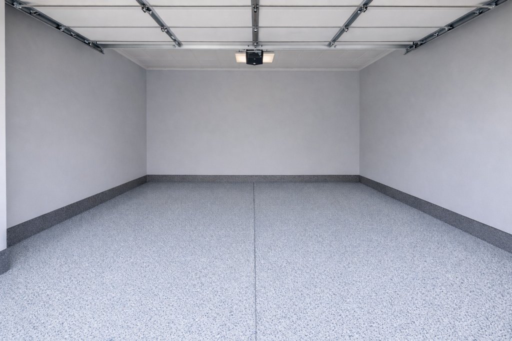 Residential garage floor epoxy transformation